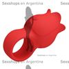 Vibrador en Forma de Rosa para Dedo con 10 Modos de Vibración
